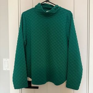 NWT Green Quilted Women's Sweater